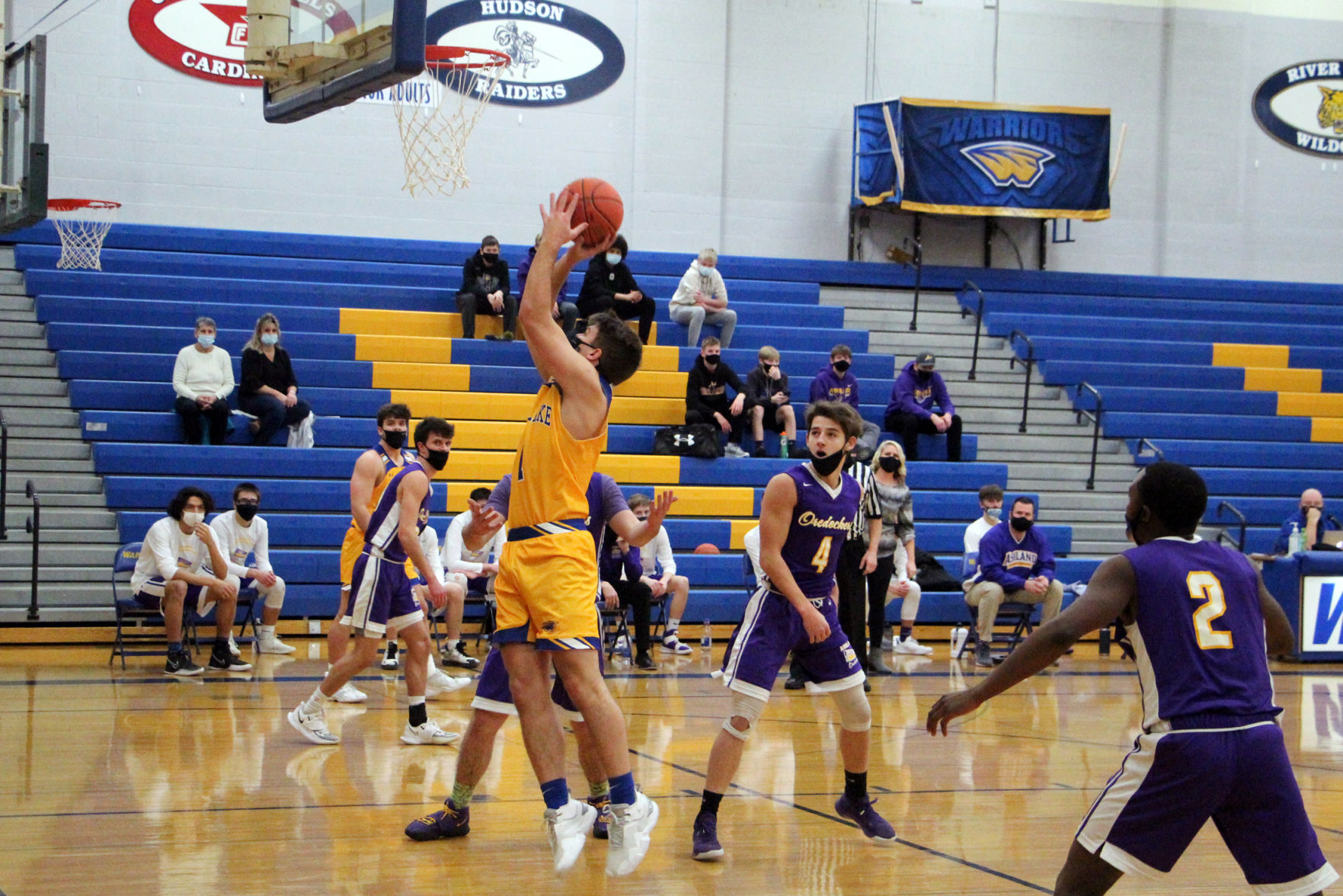 Rice Lake boys basketball vs. Ashland 12-30-20